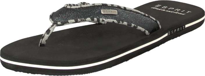 Esprit - Glitter Thongs Black