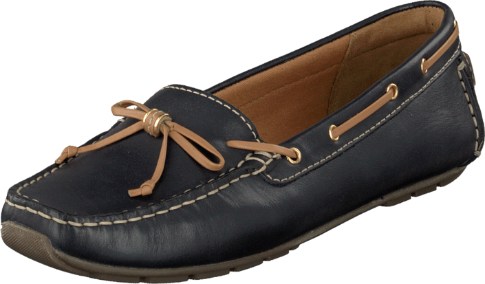 Clarks - Dunbar Groove Navy Leather