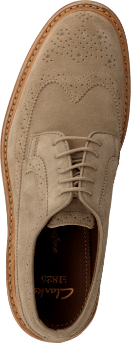 Clarks - Edward Style Taupe Suede