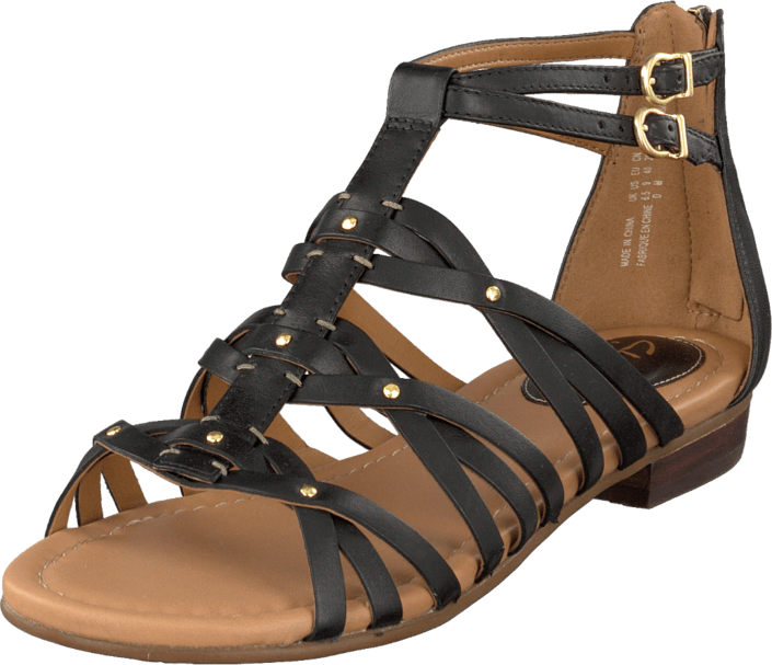 Clarks - Viveca Rome Black Leather