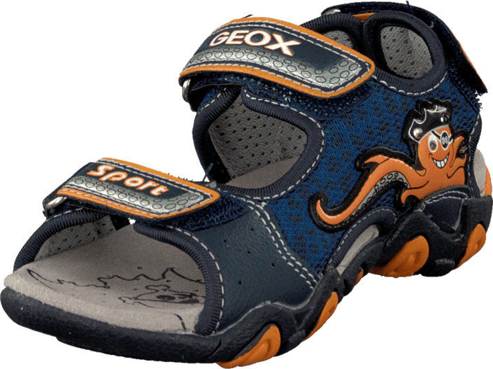 Geox - B Sandal Strike Navy/Orange