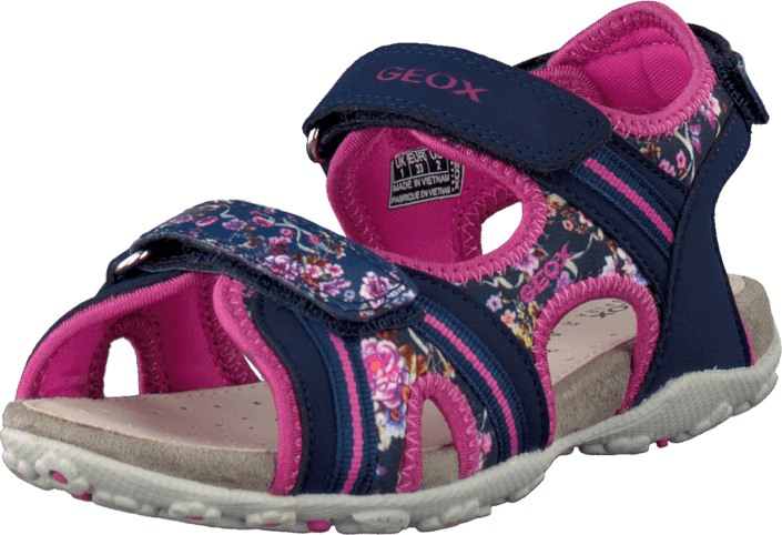 Geox - Jr Sandal Roxanne Navy/Fuchsia