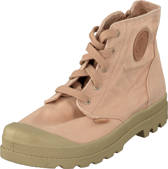 Palladium - Pampa Hi Zipper Kids Salmon Pink