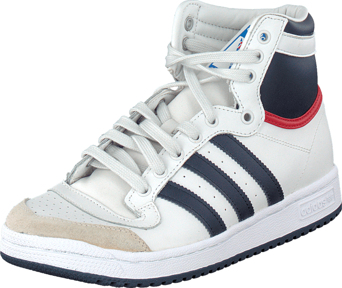 adidas Originals - Top Ten Hi Jr White/New Navy/Red