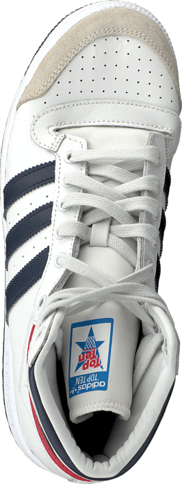 adidas Originals - Top Ten Hi Jr White/New Navy/Red
