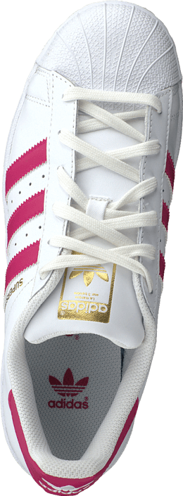 adidas Originals - Superstar Foundation Jr White/Bold Pink