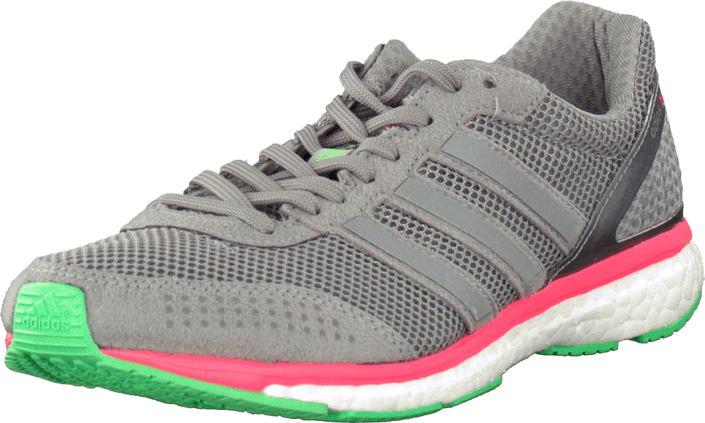 adidas Sport Performance - Adizero Adios Boost 2 M Grey/Flash Red/Flash Green