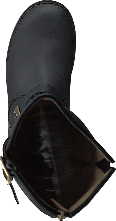 Johnny Bulls - High Zip Back Black Shiny Gold