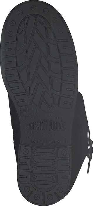 Johnny Bulls - High Zip Back Black Shiny Silver