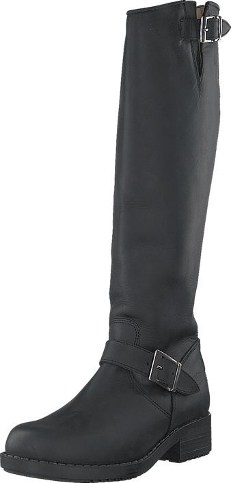 Johnny Bulls - High Zip Back Black Shiny Silver