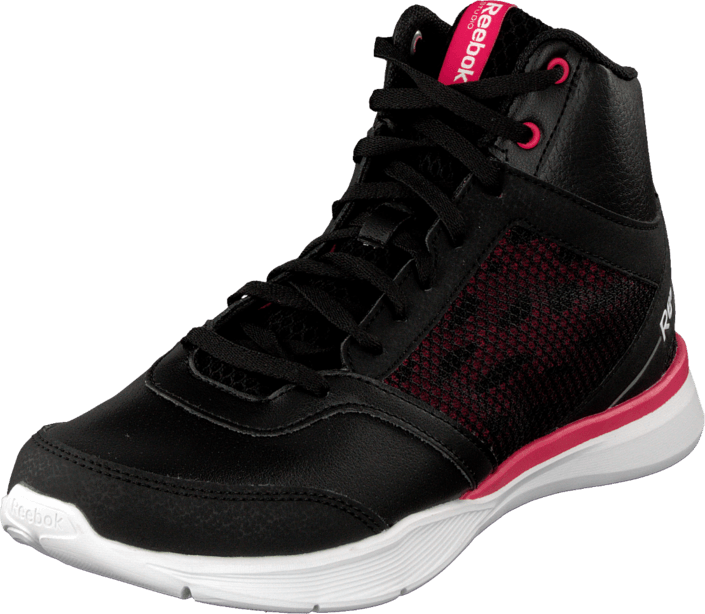 Reebok - Cardio Workout Mid Rs Syn Black/Gravel/Blazing Pink