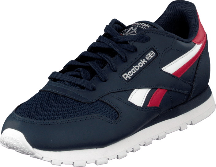 Reebok Classic - CL LTHR SC SPLIT Collegiate Navy/Excellent Red