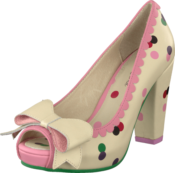Lola Ramona - Angie P 412205-11 Creme/multi dots