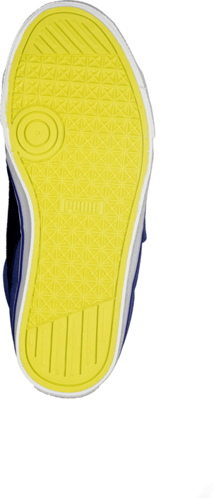 Puma - Puma S Canvas Vulc V Kids Strong Blue-Peacoat