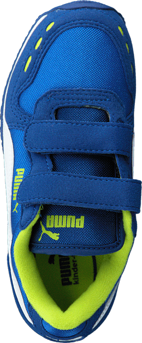 Puma - Cabana Racer Mesh V Kids Puma Royal-White