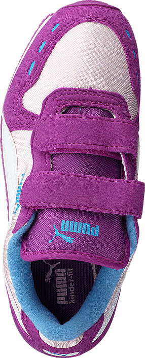 Puma - Cabana Racer Mesh V Kids Pink Dogwood-White