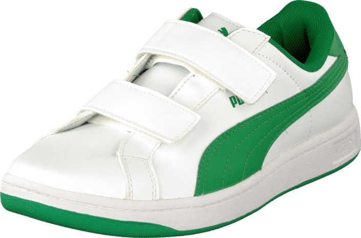 Puma - Puma Smash L V Kids White-Fern Green