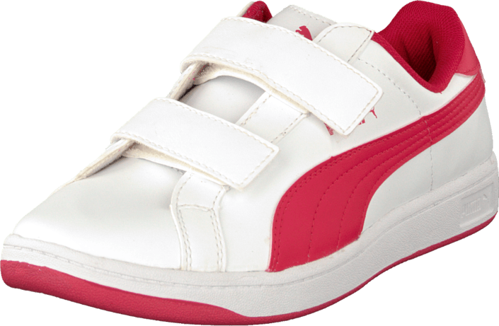 Puma - Puma Smash L V Kids White-Geranium