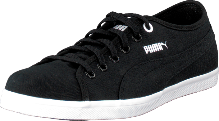 Puma - Elsu F Canvas Jr Black-Black-White