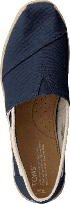 Toms - University Classic Wmn Navy Stripes