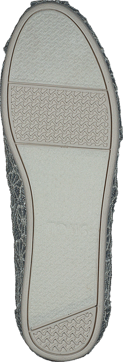 Toms - Seasonal Classics Silver Crochet Glitter