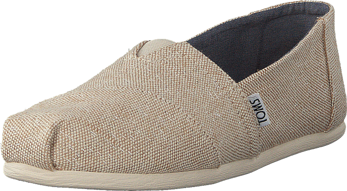 Footway SE - Toms Seasonal Classics Natural Metallic Linen, Skor, Lågskor, Loafers, Brun, Bei 447.00 Footway SE - Toms Seasonal Classics Natural Metallic Linen, Skor, Lågskor, Loafers, Brun, Bei 447.00