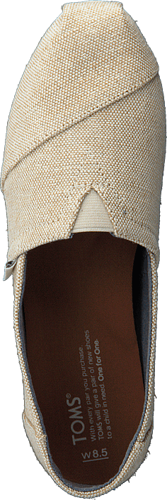 Toms - Seasonal Classics Natural Metallic Linen