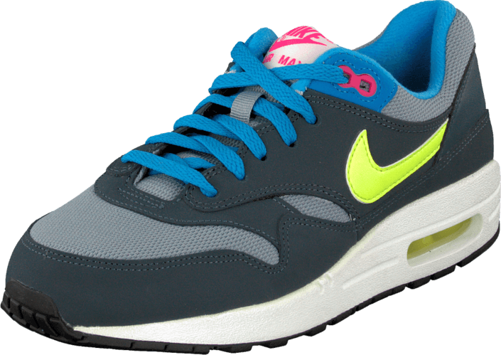 Nike - Nike Air Max 1 (GS) Gray Volt Pink