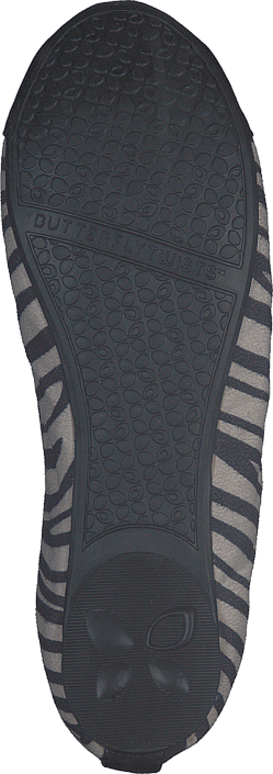 Butterfly Twists - KATE WHITE ZEBRA/BLACK