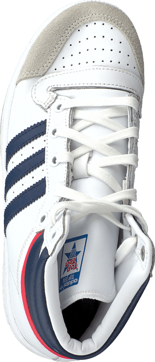 adidas Originals - Top Ten Hi C Ftwr White/Dark Blue/Power Red