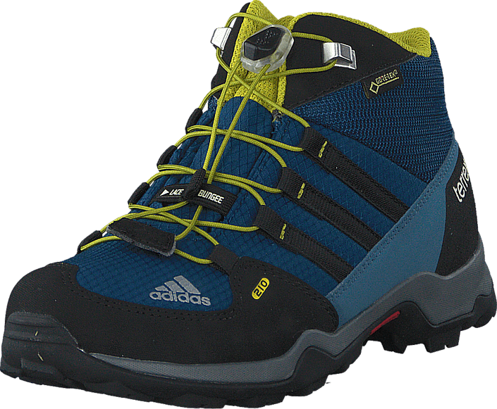 adidas Sport Performance - Terrex Mid Gtx K Tech Steel/Black/Unity Lime