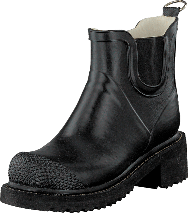 Ilse Jacobsen - Short Rubberboot High Heel Black