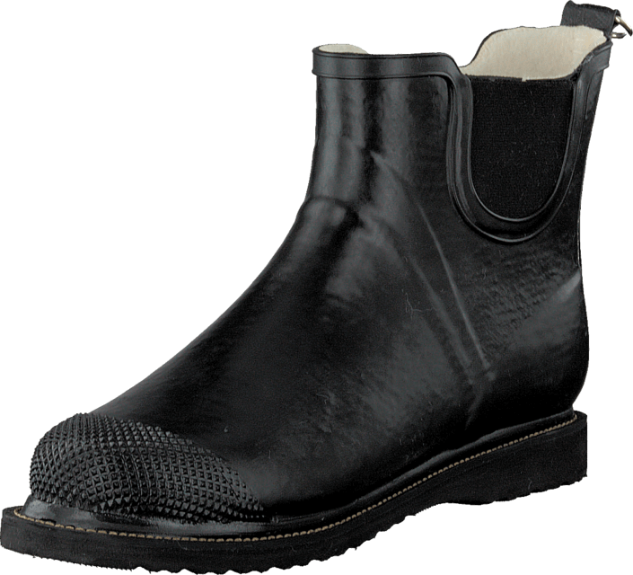 Ilse Jacobsen - Short Rubberboot Flat Sole Black