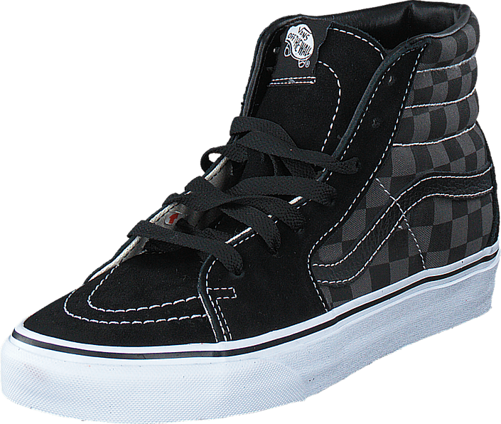 Vans - Sk8-Hi (Checkerboard) Black/Pewter