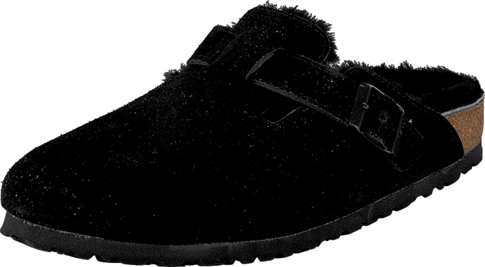 Birkenstock - Boston Black Sheepskin Black