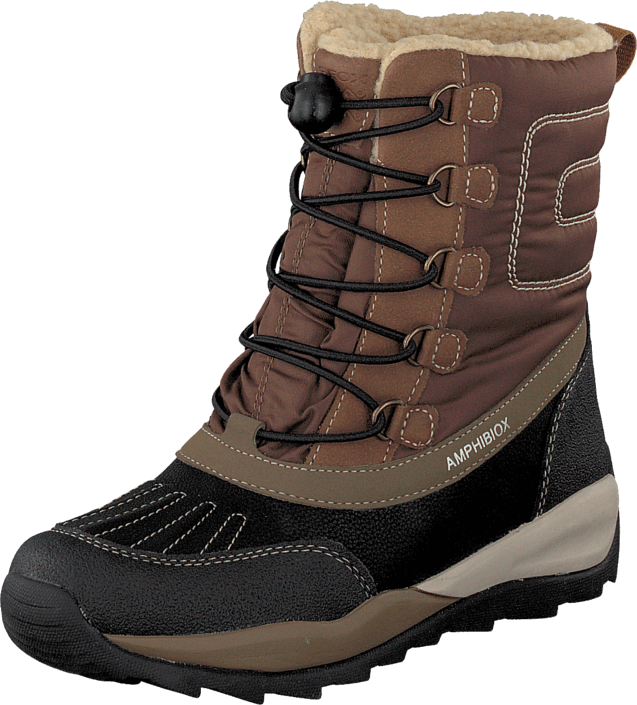 Geox - J Orizont B. Abx D - Nylon+Dbk Coffee/Black