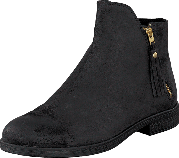 Geox - J Agata C - Wax.Suede Black