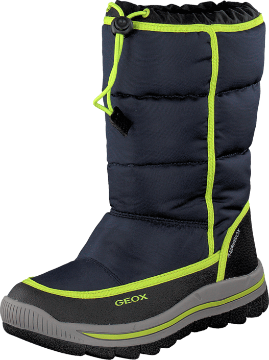 Geox - J Overland B Abx B - Ny+Pr.Dbk Navy/Lime