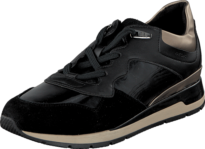 Geox - D Shahira A - Metal.Synt.Pat+S Black