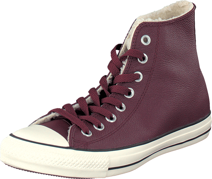 Converse - All Star Leather Shearling Deep Bordeaux/Natural/Egret
