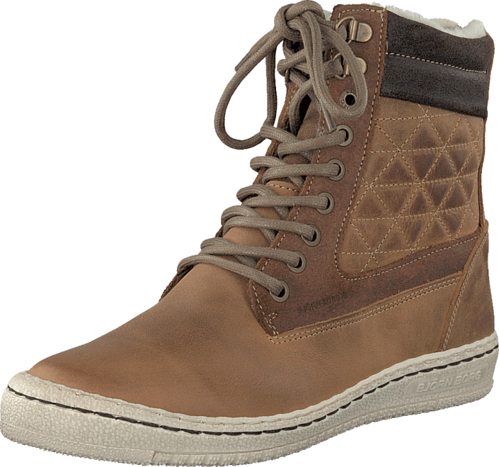 Björn Borg - Willow High Q Fur Tan/Dk Brown