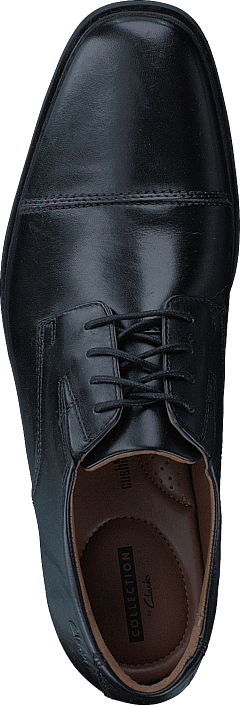 Clarks - Tilden Cap Black Leather