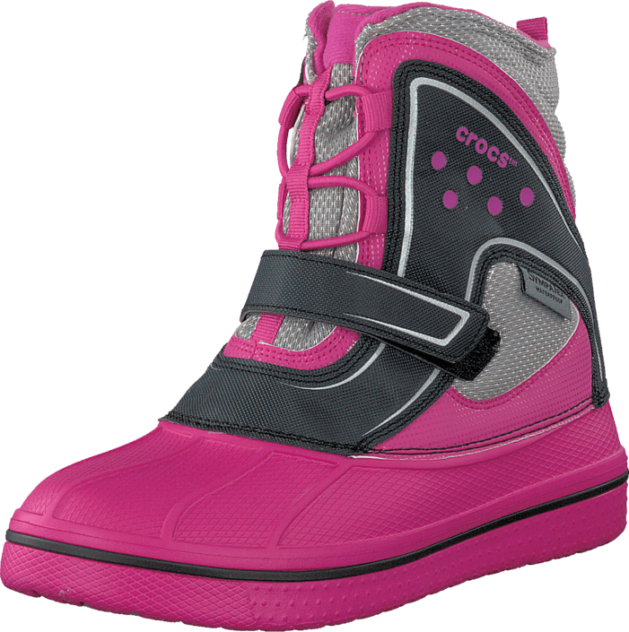 Crocs - AllCast Waterproof Boot GS CPnk/Black
