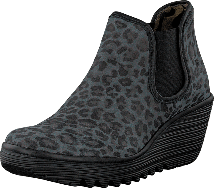 Fly London - Yat Black Leopard