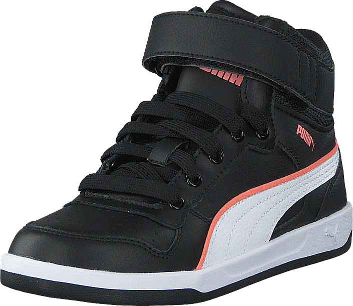 Puma - Puma Liza Mid Jr Black-White