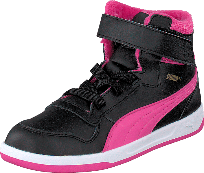 Puma - Puma Liza Mid Fur Kids Black