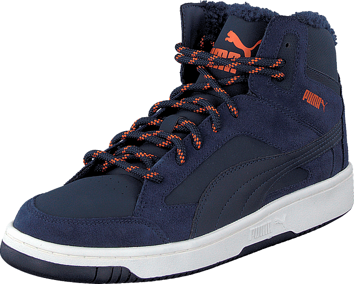 Puma - Puma Rebound V2 Hi Fur Blue