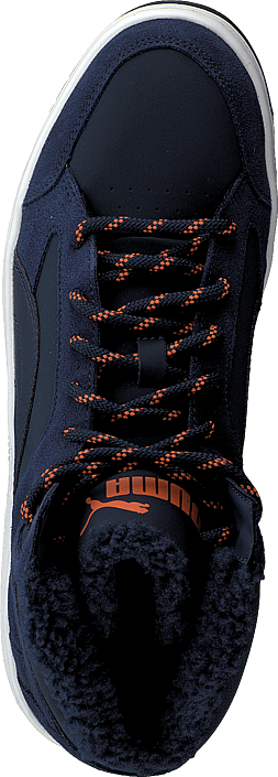 Puma - Puma Rebound V2 Hi Fur Blue