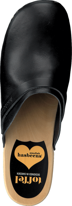 Swedish Hasbeens - Louise Black/Nature Sole