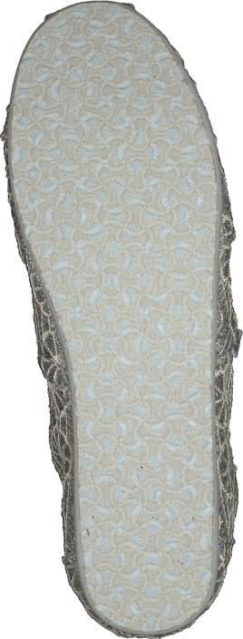 Toms - Seasonal classic youth Silver crochet glitter